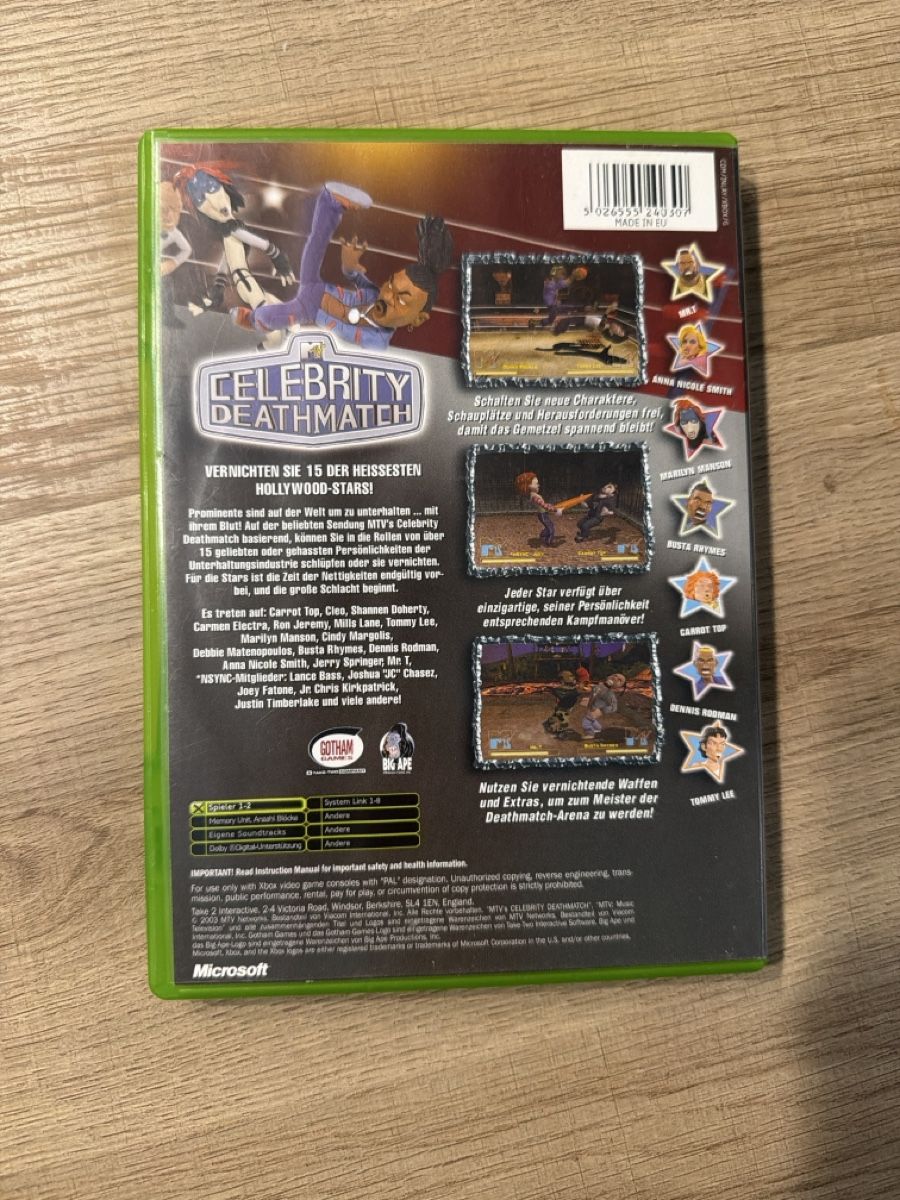 Giochi: Celebrity Deathmatch Xbox – Usato da Hagendorn venduto da masterchieff 1