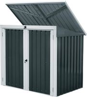 Gartenschrank (158x101x134cm) Anthrazit