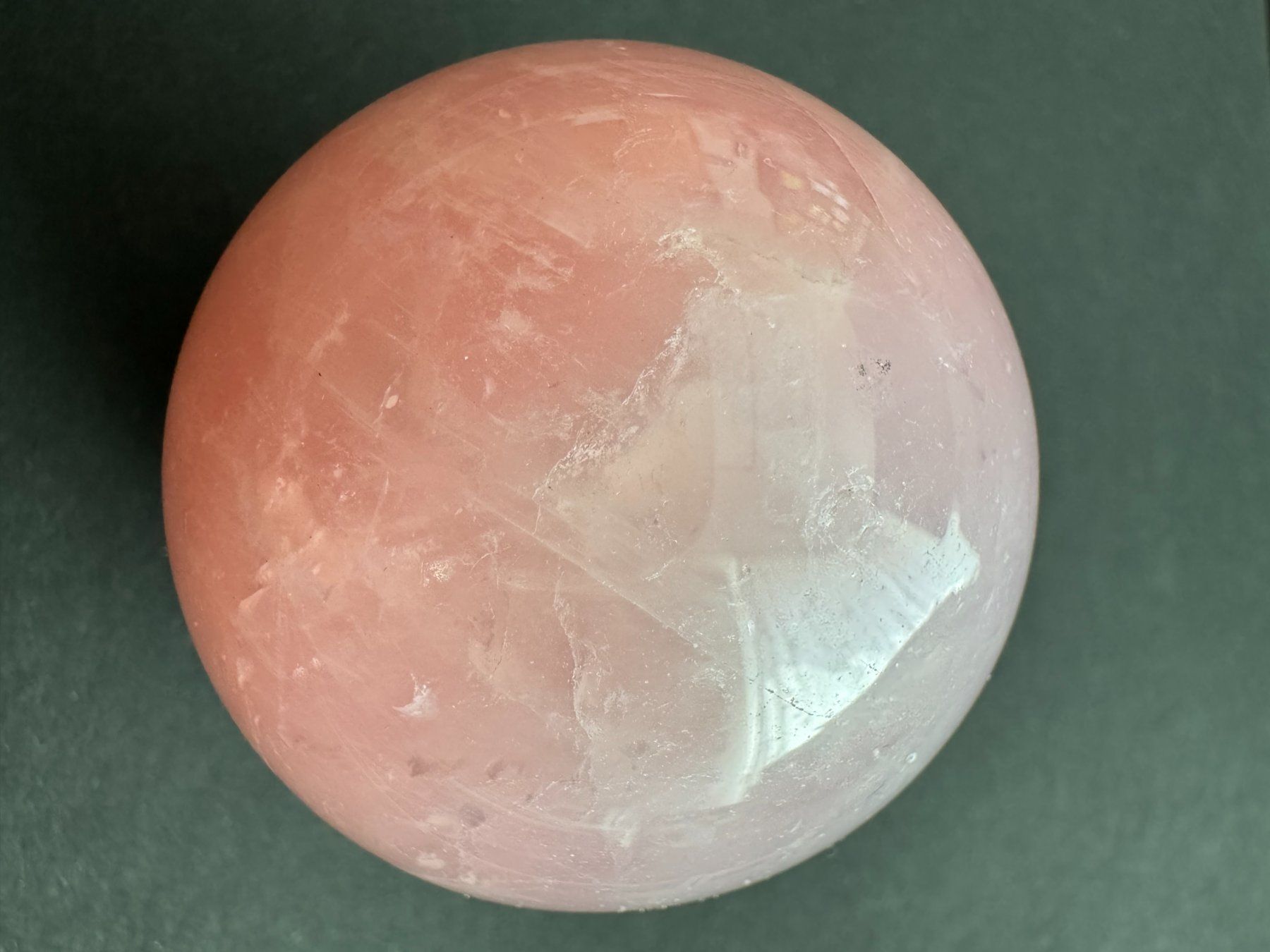 Minerali & Pietre curative: Rosenquarz Kugel aus Madagaskar, 5 cm – Nuovo (secondo la descrizione) da Siebnen venduto da Trans-Am 3