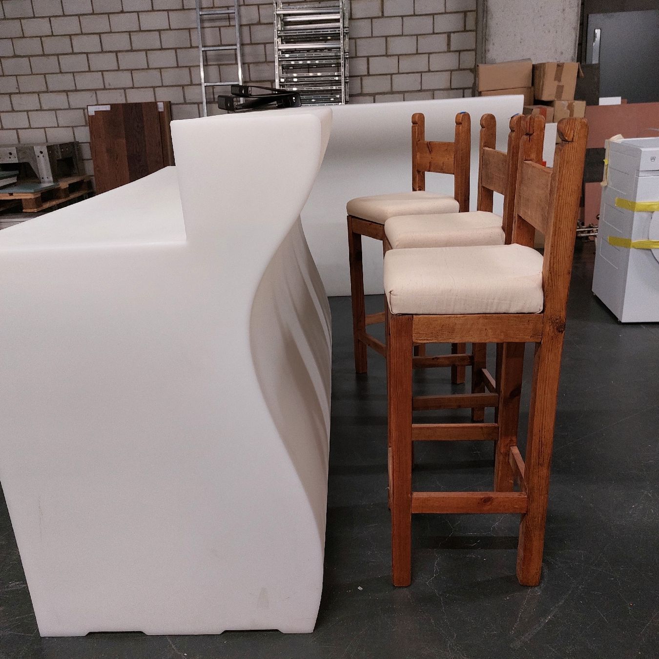 Sgabelli: Barhocker, Holz, Bezüge Wildseide – Usato da Freienbach venduto da Stuagert 2