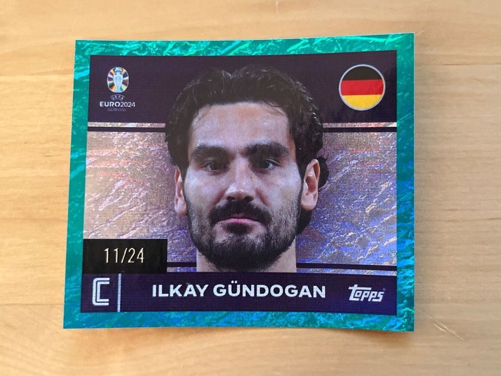 2024-25 Topps UEFA Club Competitions Ilkay Gündoğan #185 FC Barcelona
