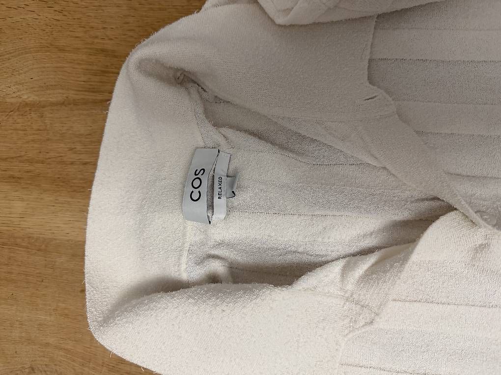 Cos Camicie: COS Kurzarmhemd off white strukturiert – Usato da Schaffhausen venduto da Goni17