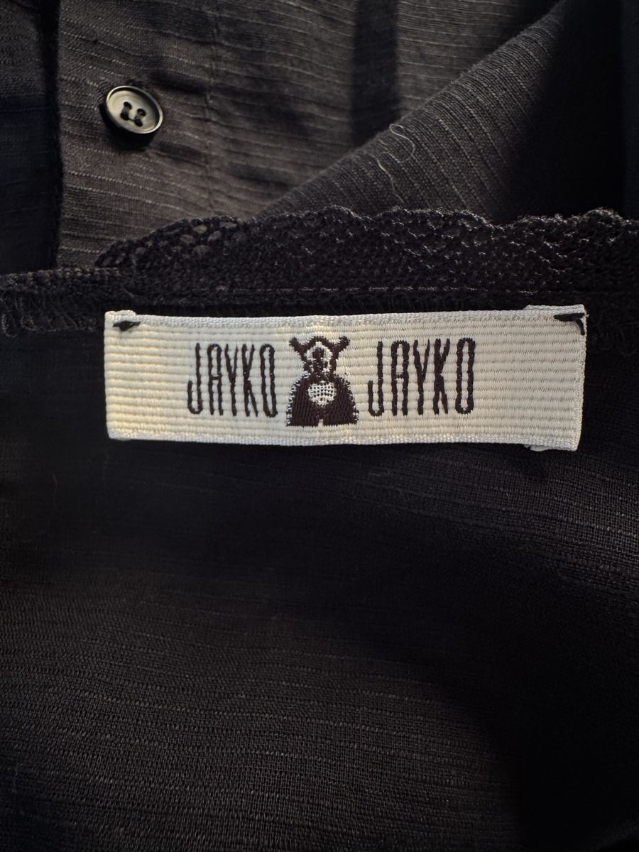 Jayko Tuniche: Tunique noire JAYKO, taille 42, coton lin  – Nuovo (secondo la descrizione) da Morges venduto da sandy069 4