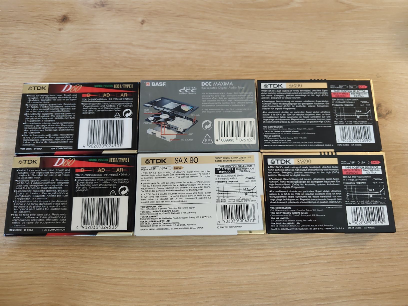 Musicassette: Cassettes Audio TDK SA-X 90 / D60 & BASF DCC Maxima Neuves – Nuovo e nell'imballaggio originale da Lausanne venduto da aro_7pwk 1