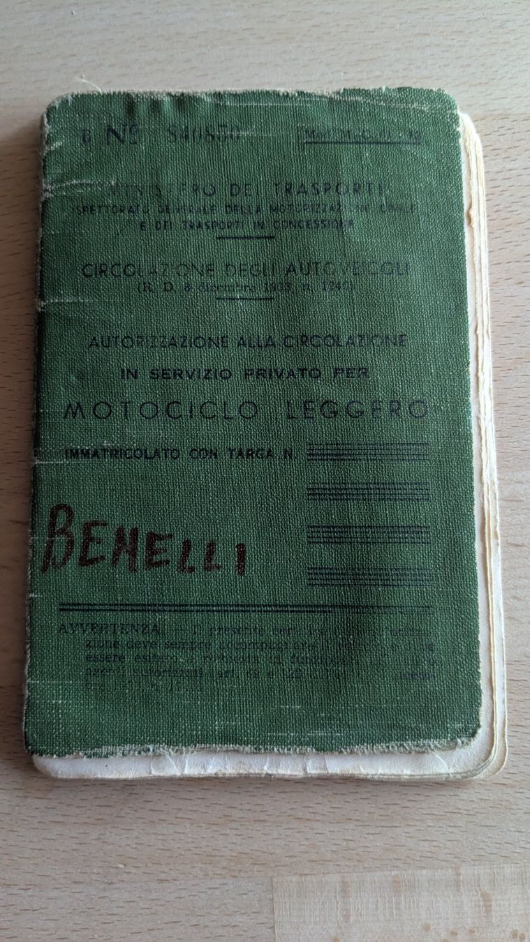Benelli Strada: Benelli Letizia Oldtimer Motorrad 1951 – Usato da Langnau im Emmental venduto da Jurg01 6
