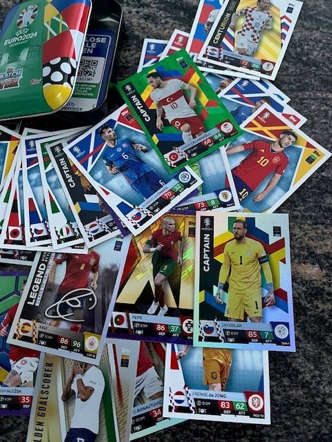 Topps Match Attax Euro 24 40 Karten Mix wie Neu 2