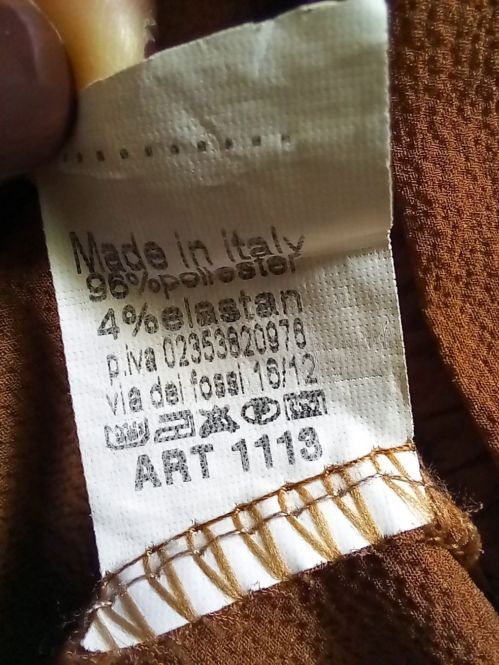 Pantaloni: Pantalon d'été ample marron rouillé – Usato da Faoug venduto da per_kp6r 3