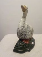 Vintage Türstopper aus Gusseisen, Enten Design, Top Zustand!