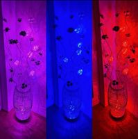 Blumenvase Lampe mit Verschiedenen Farben und Wechselmodis