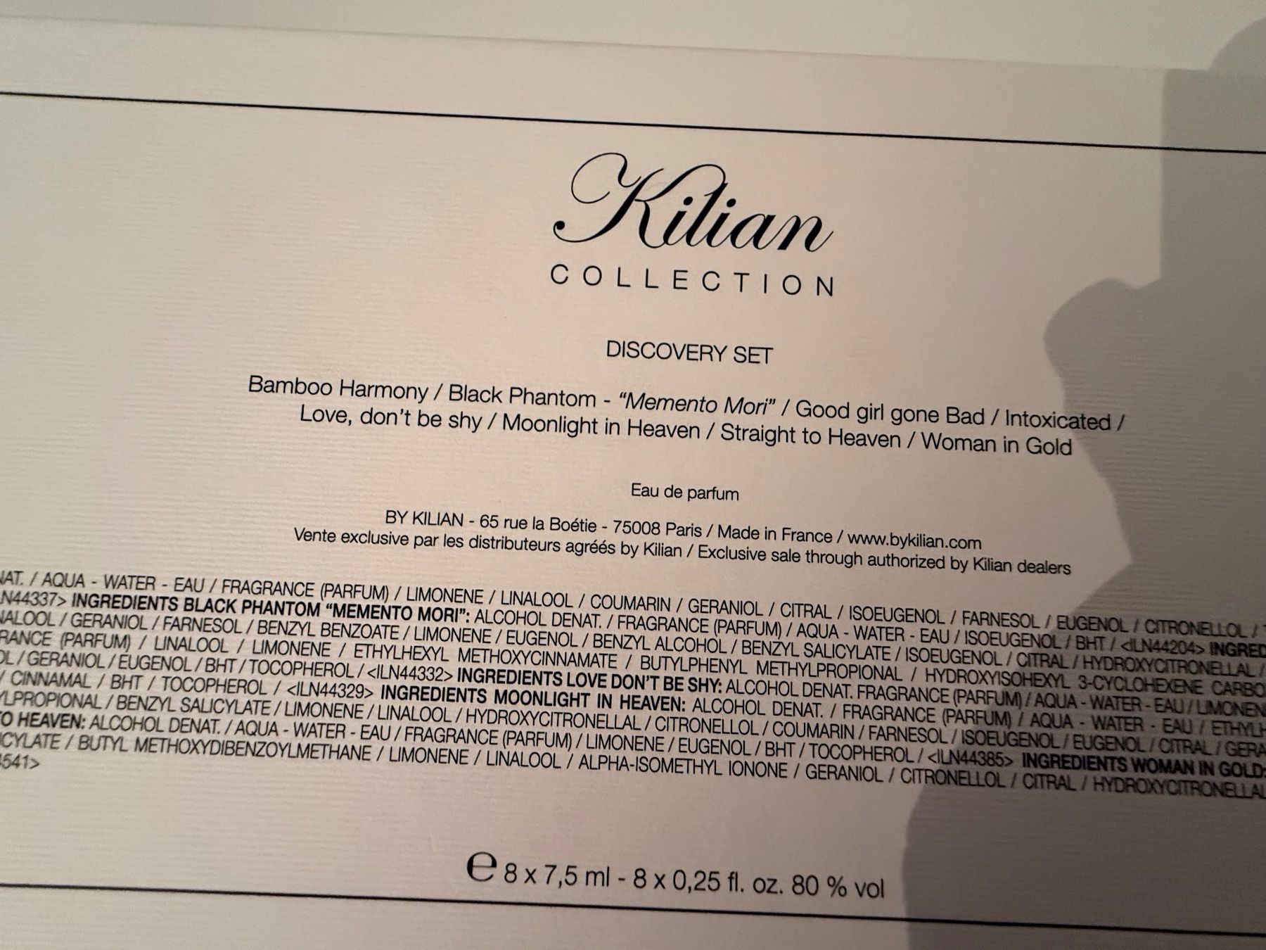 Kilian Profumi & Eau de Toilette: Kilian Discovery Set, 8 x 7.5ml – Usato da Altendorf venduto da Elenaneagu22 7