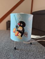 Pingu Tischlampe mit Stoffschirm gebraucht guter Zustand