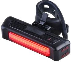 Fahrradlichter Set Front- + Rückleuchte mit Akku
