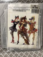 Schnittmuster für Fasnacht Kostüm Damen Kleid