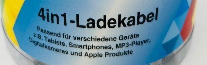 Caricabatterie: Ladekabel 4in1 gelb – Nuovo e nell'imballaggio originale da Emmen venduto da Aribini 2