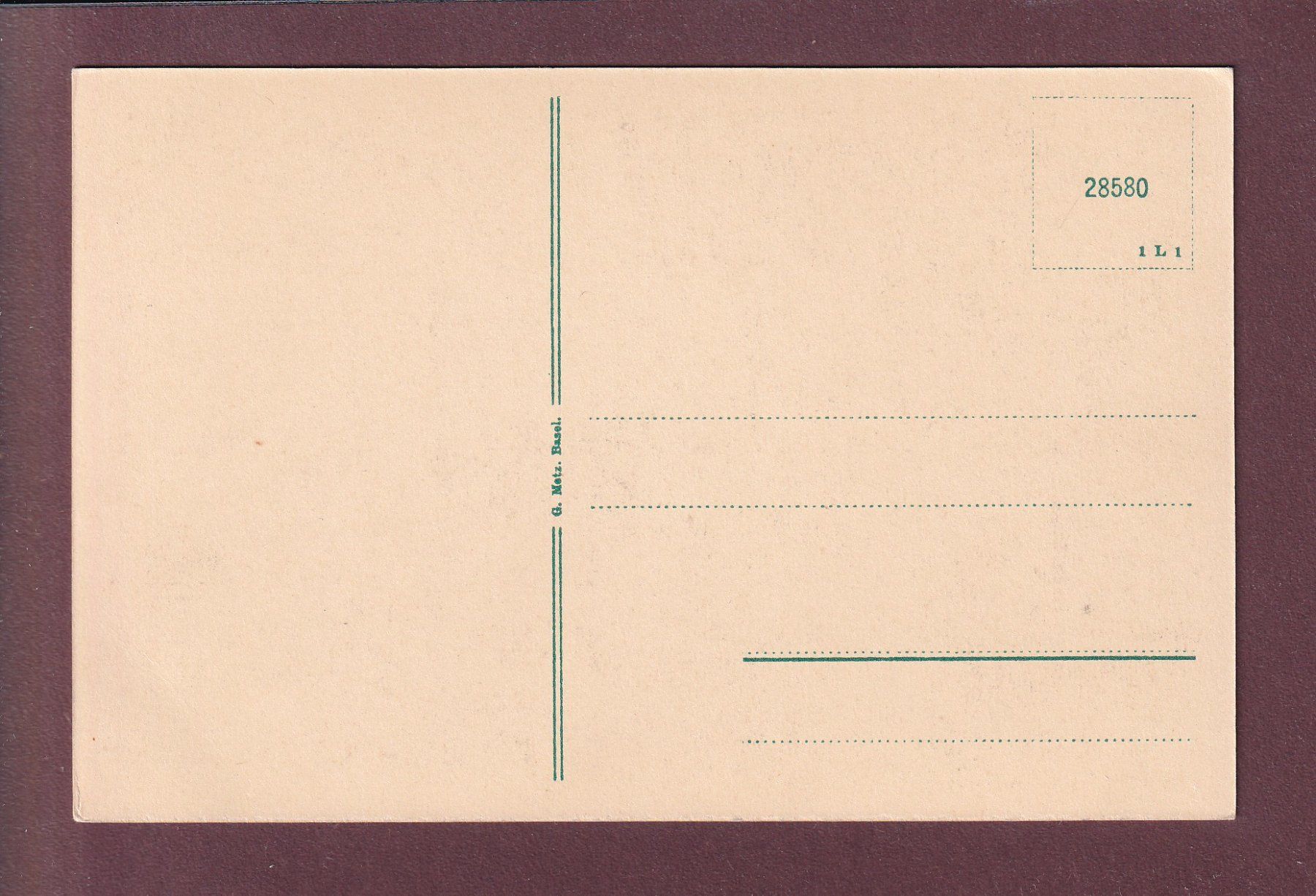 Cartoline postali: BASEL - Partie mit Münster - Mondschein – Usato da Pully venduto da nicecards 1