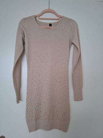 NEU Kleid mit Strasssteine & Pailleten, Grösse XS