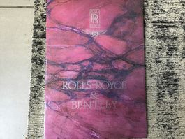 Rolls-Royce & Bentley Hochglanz-Faltprospekt 8 Seiten 1989