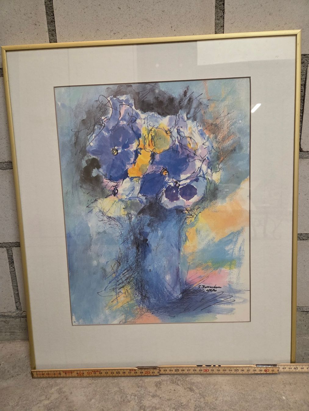 Gemälde: Aquarellbild "Viola" – Gebraucht aus St. Gallen von Razoon77 1