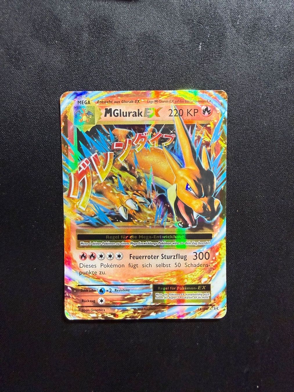 Pokémon Carte collezionabili: Pokemon MGlurak EX 13/108 DE – Usato da Buchs SG venduto da Rheintalseller