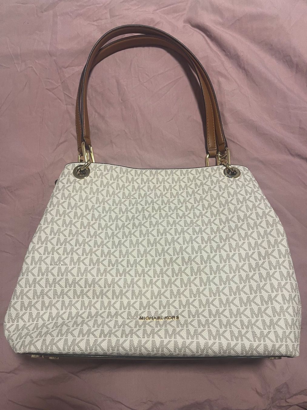Michael Kors Taschen für Damen: Michael Kors Kensington Handtasche Vanilla – Neu und originalverpackt aus Zürich von Nrosa