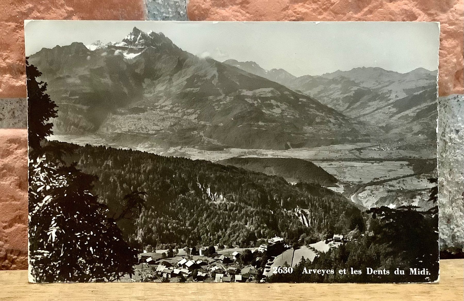 Cartoline postali: 1961 - ARVEYES et les Dents du Midi – Usato da Root venduto da ENGLAND-TREASURES