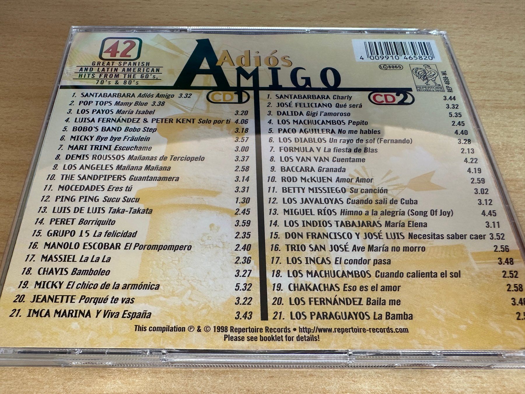 CD: Various – Adiós Amigo - 2 CD – Usato da Rikon im Tösstal venduto da Alpenmutz 1