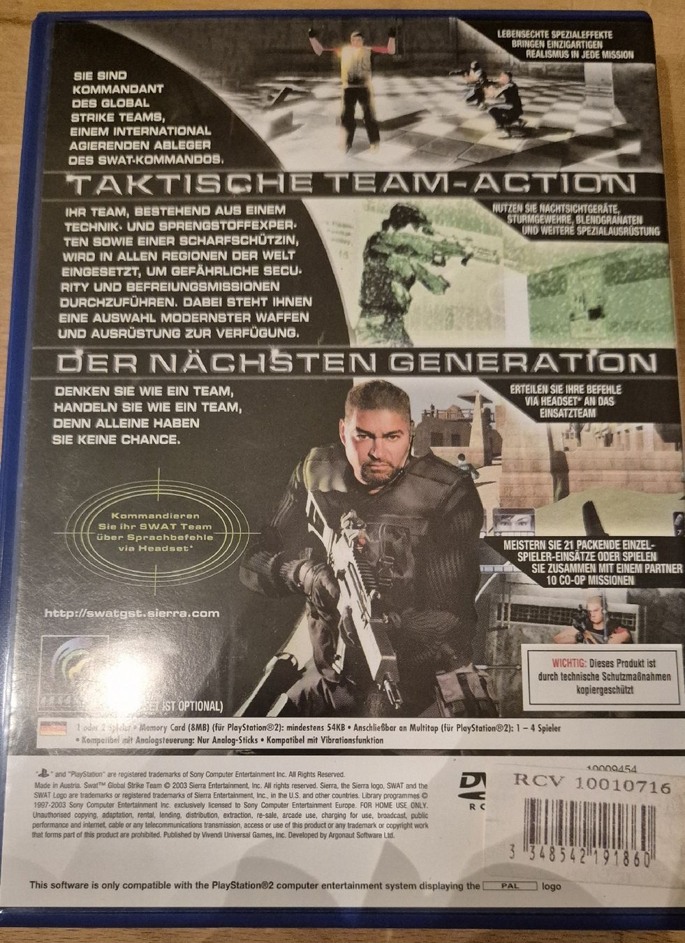 Sony Spiele: PS2 Spiel, SWAT: Global Strike Team – Gebraucht aus Adliswil von viwo2011 1