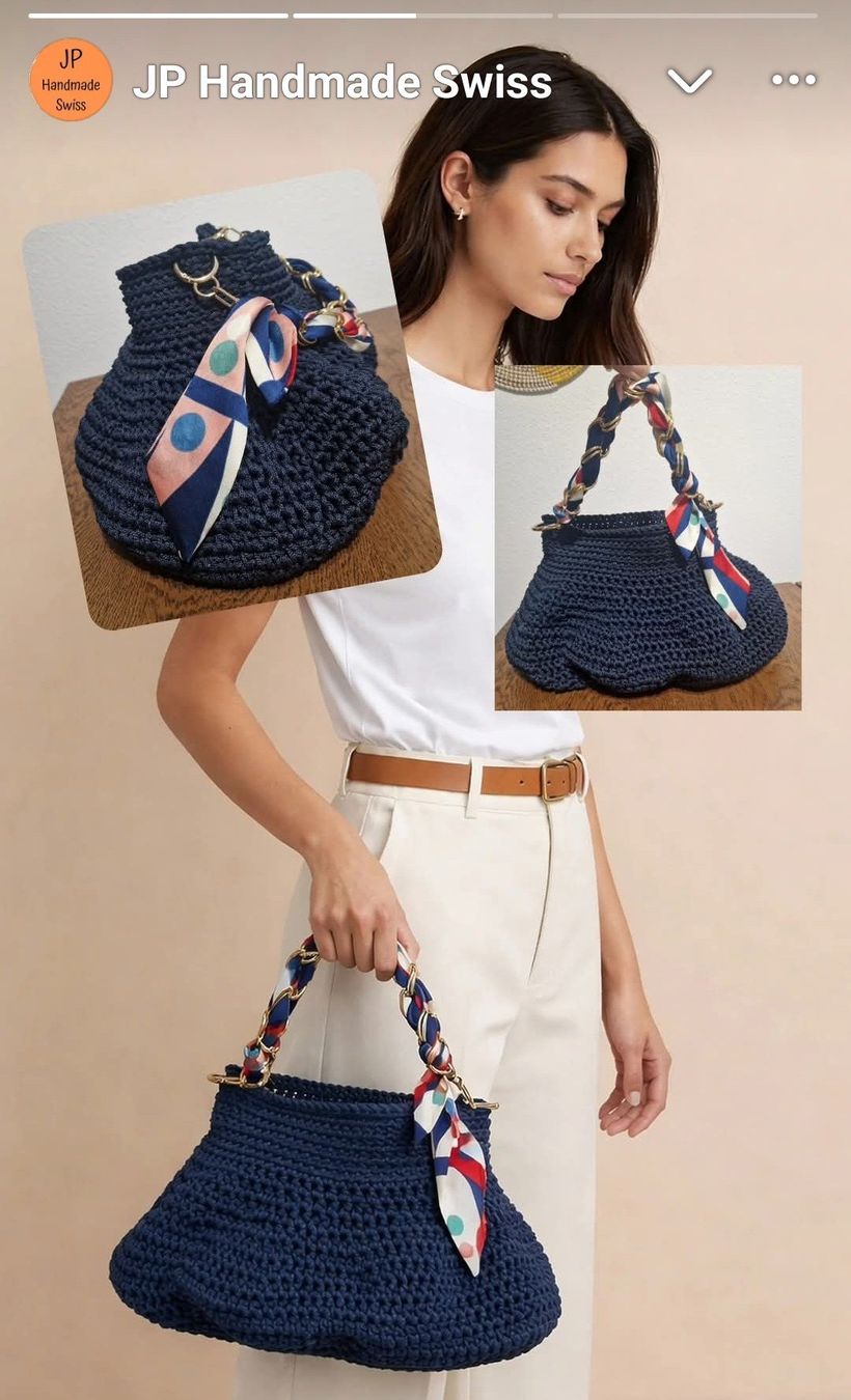 Borse da donna: SAC HANDMADE EN CROCHET SUPER OFFRE – Nuovo e nell'imballaggio originale da Camorino venduto da JPHANDMADE1