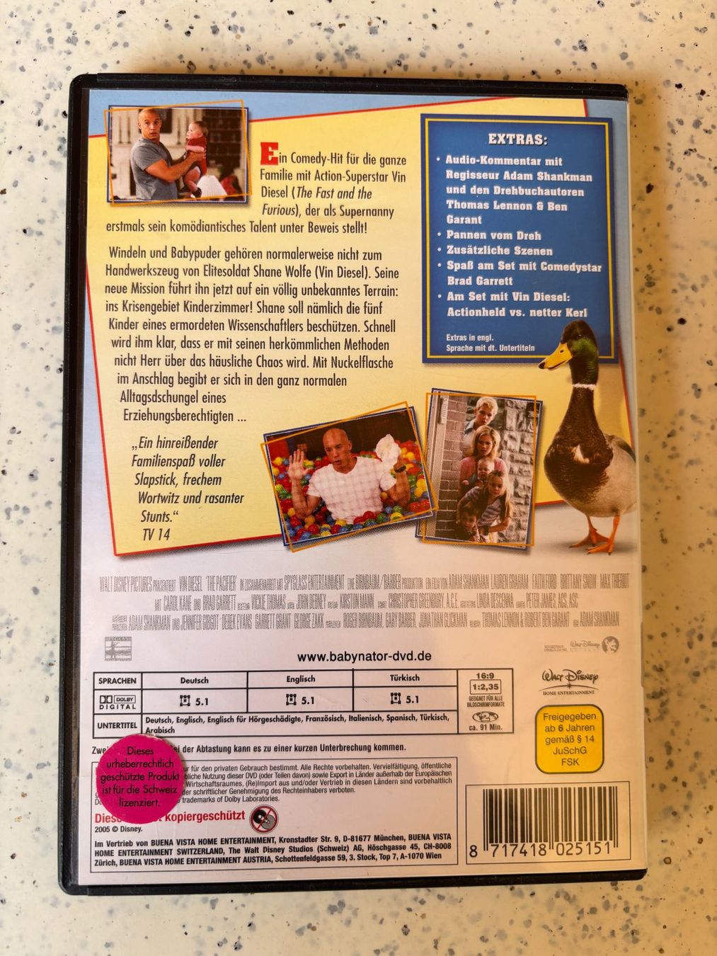 Alle DVDs: DVD "vin Diesel ist der Babynator" – Gebraucht aus St. Niklaus VS von np8_lsg2 1