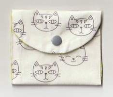Portemonnaie mit Katzen, Handarbeit
