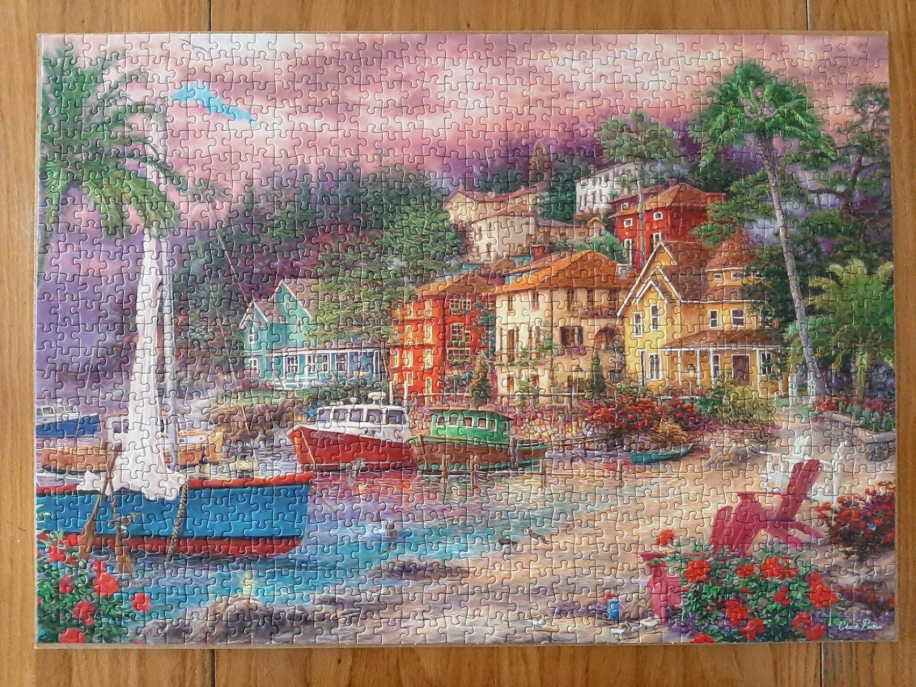 Puzzles: Puzzle 1000er Küstenzauber Schmidt – D'occasion à Flaach par maj_w_ 1