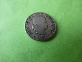 Schweiz 1880, 5 Rappen