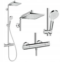 Hansgrohe Crometta E 240 EcoSmart Duschsystem mit Thermostat