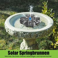 Solarpumpe Brunnen Teichpumpe Springbrunnen Fontäne Garten