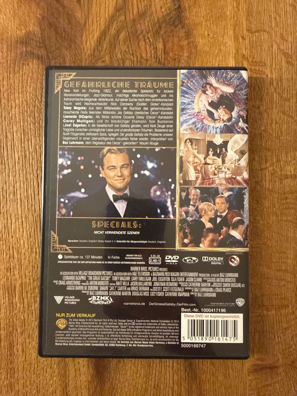 Tous les DVDs: The Great Gatsby (2013) DVD – D'occasion à Zürich par Gekuu 1
