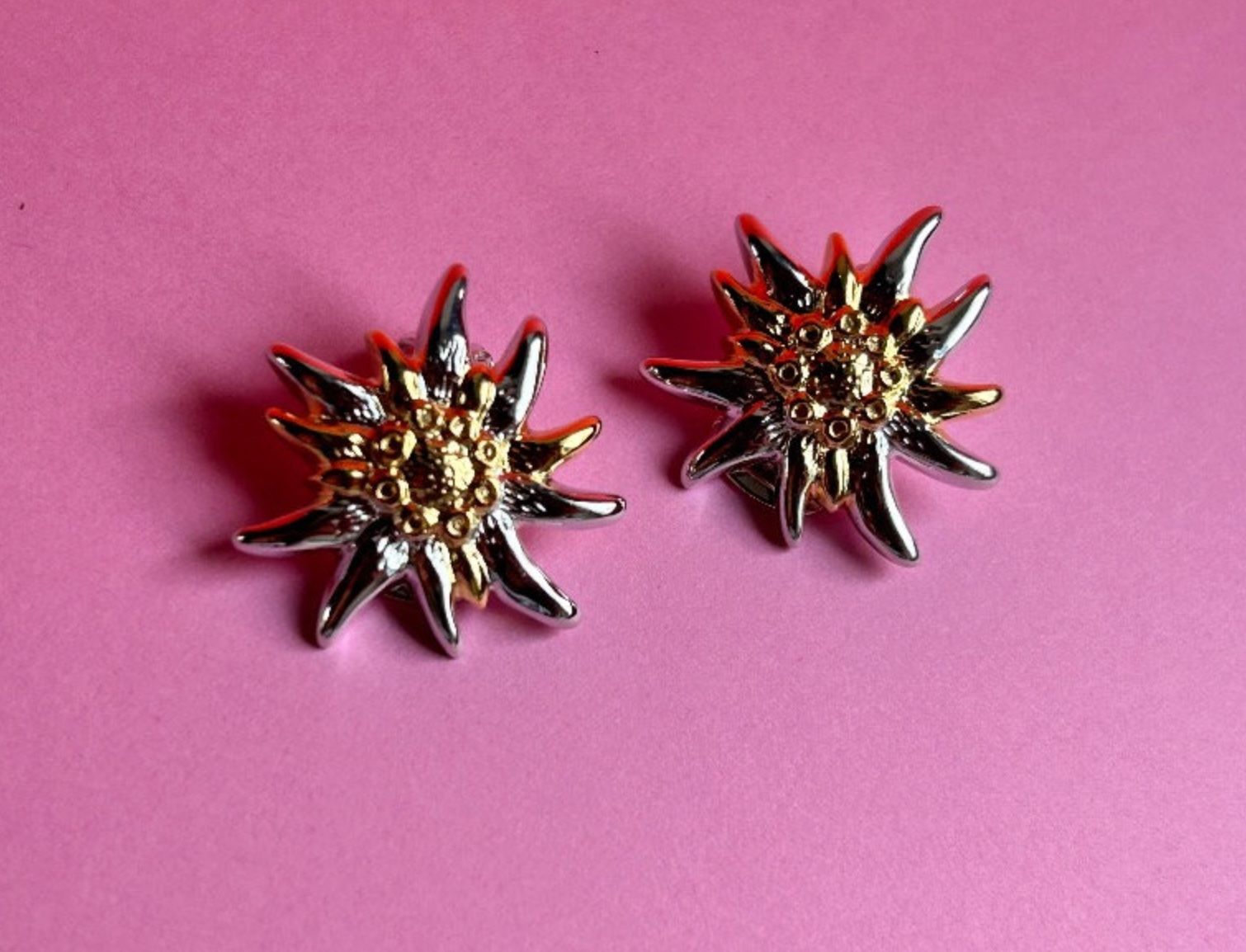 Edelweiss Orecchini pendenti & Orecchini a lobo: Ohrenclipe Edelweiss (Silber) – Usato da Dittingen venduto da Bellevista 3