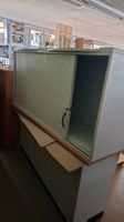 Büroschrank mit Rollladen grau gebraucht