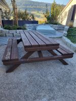 Tisch Picknicktisch Outdoor Massivholz