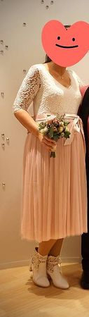 Wunderschönes Hochzeitskleid Umstandsmode 