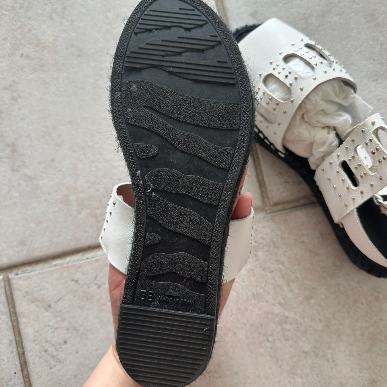 Alexander Mcqueen Damenschuhe: MCQ Sandalen, Gr. 38, Weiss mit Staubbeutel. – Gebraucht aus Zofingen von JumpInVintage 6