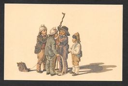 Pro Juventute Karte Nr. 57 (1916) ** deutsch Gottfried Mind