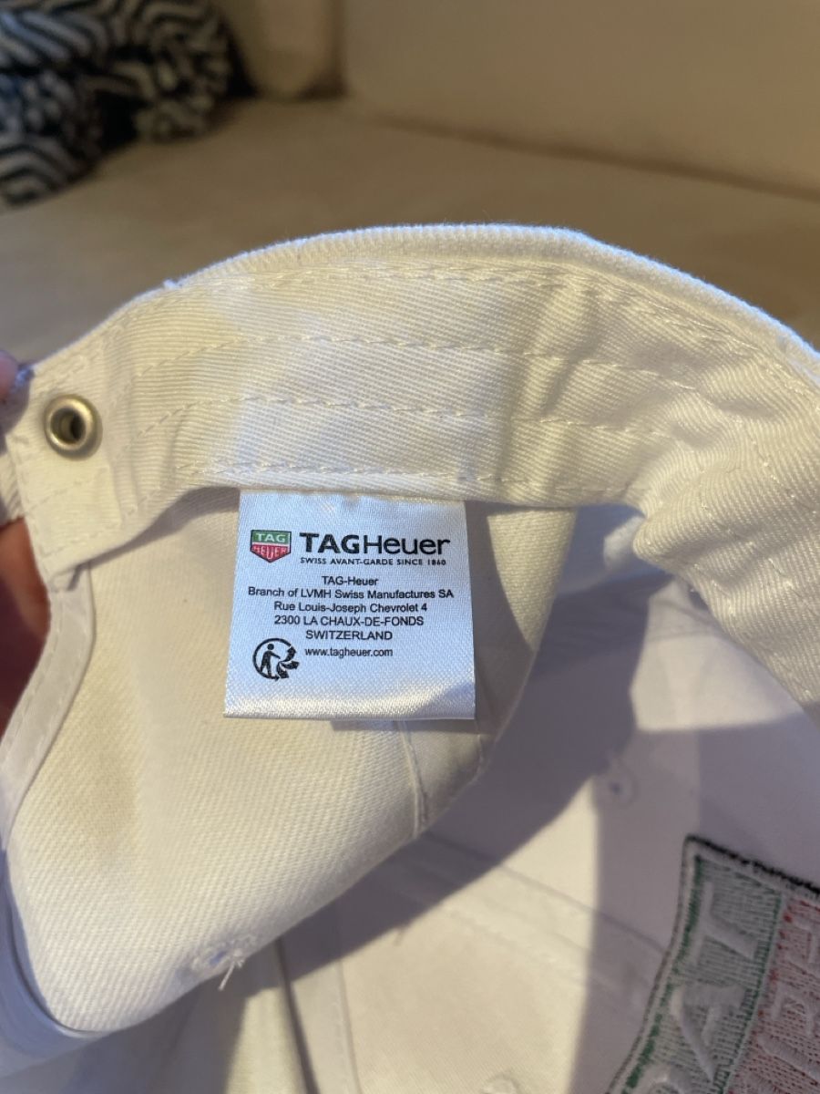 Copricapi, berretti & cappellini: TAG-Heuer Cap Weiss Unisex – Usato da Grund b. Gstaad venduto da oivil11 1