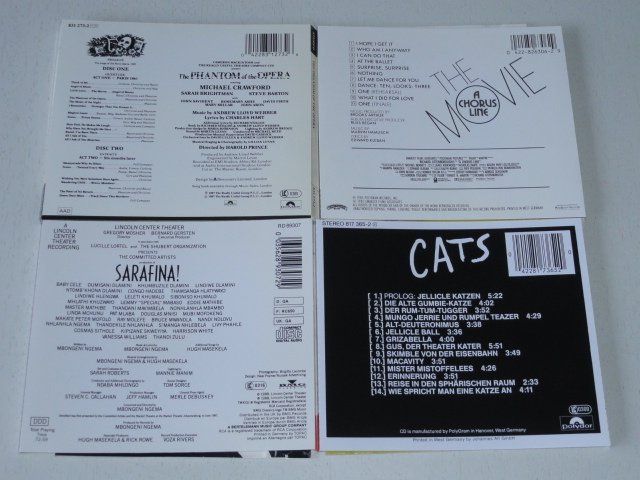 CD: 3CD's + double - Marvin Hamlisch, Andrew Lloyd Weber, Ngema, – Usato da Unterbäch venduto da hiliq 1