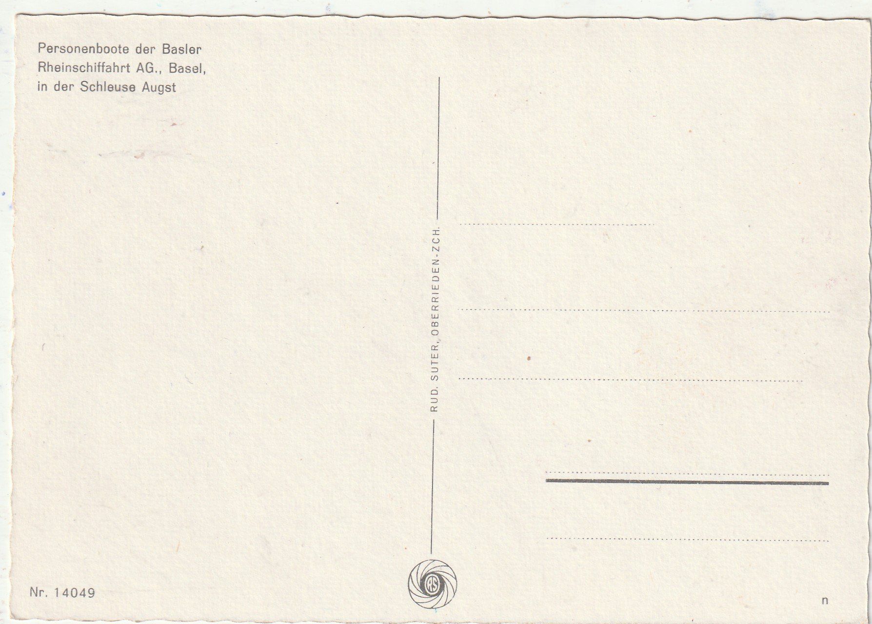 Cartoline postali: Rheinschiffahrt – Usato da Lumbrein venduto da made02 1