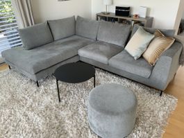 Corner Sofa, Pouf and Coffee table by SOFACOMPANY