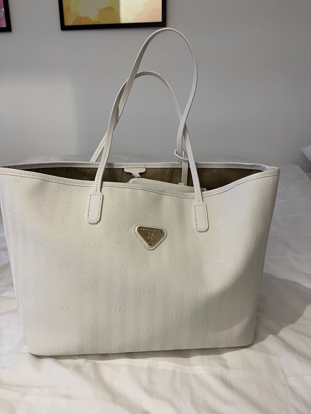 Maison Mollerus Borse da donna: Maison Mollerus Shopper Bern weiss – Nuovo (secondo la descrizione) da Arbon venduto da FabienneN02 3
