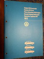 Ersatzteilkatalog VW Typ 4, 1500/1600/Variant, von 1972, neu