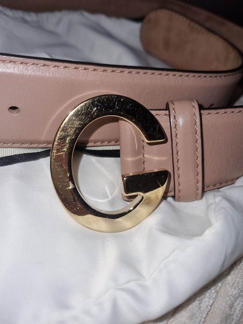Cinture: Hingucker Gucci Damengürtel nude/rosa – Usato da Meilen venduto da Angelinaa98 3