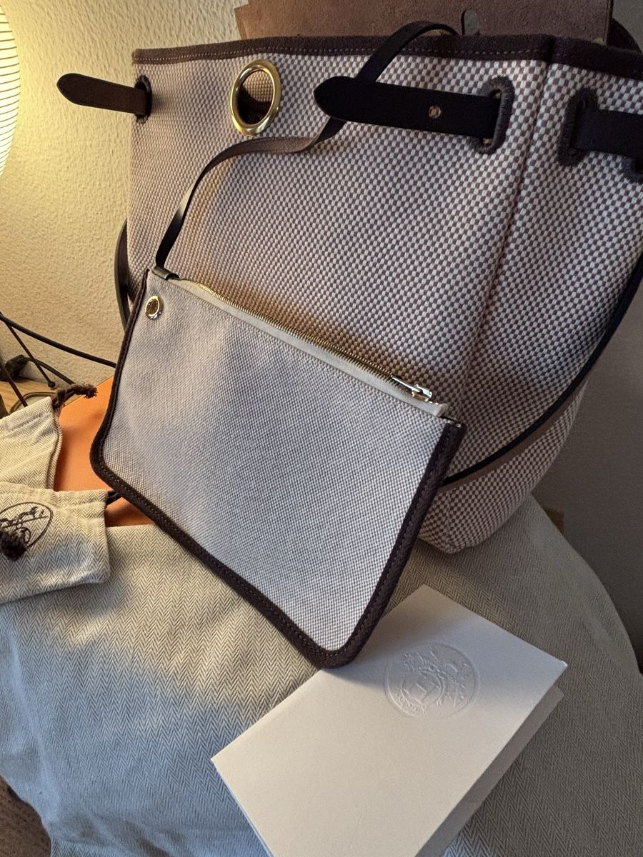 Hermès Borse: Hermès HERBAG ZIP 31 EN VACHE HUNTER ÉBÈNE – Nuovo (secondo la descrizione) da Cham venduto da ave_w8hz 8
