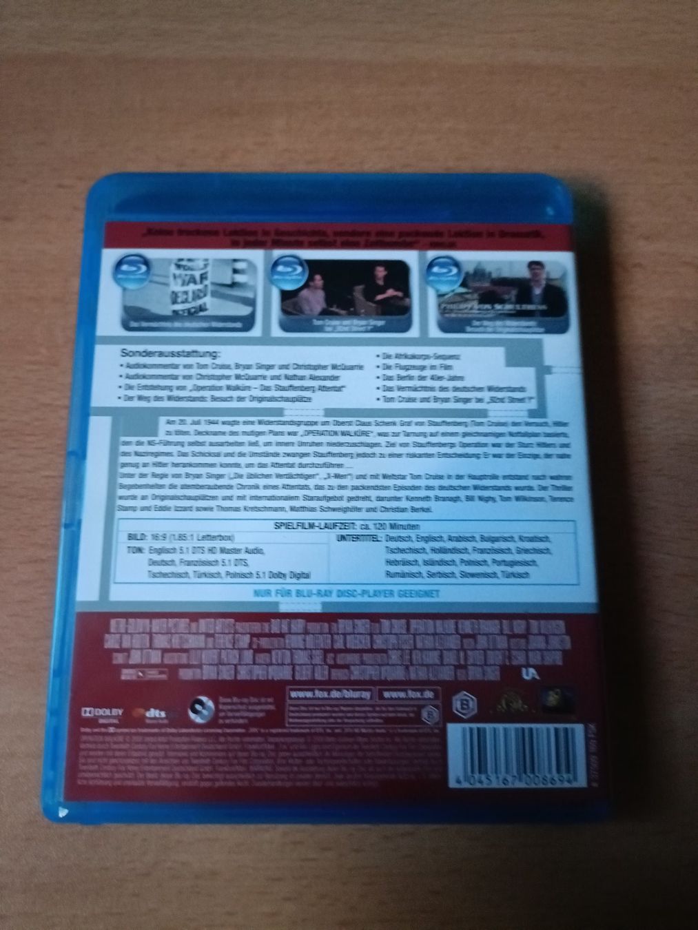 Tutti i DVDs: Operation Walküre - Das Stauffenberg Attentat – Usato da Köniz venduto da Movieportal007 1